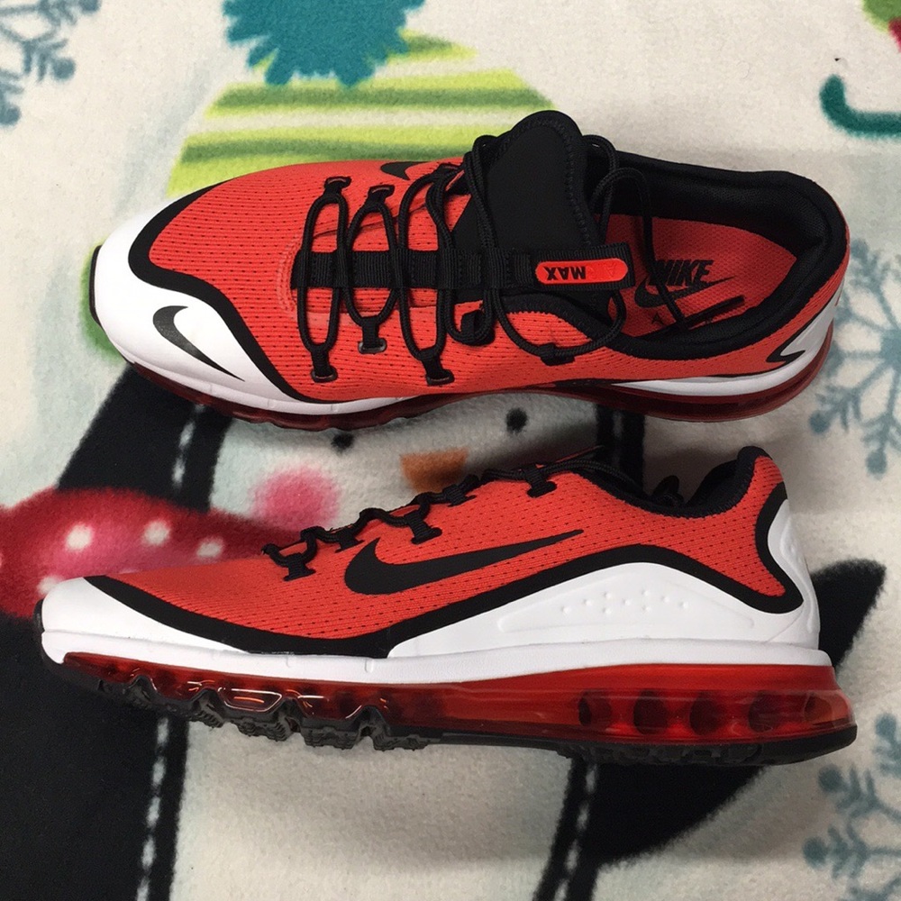 Nike Red and Black Performance Sneakers
